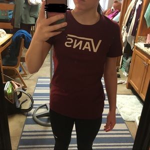 Vans Maroon T-shirt